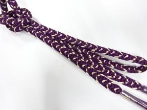 未使用品　正絹　手組帯締め